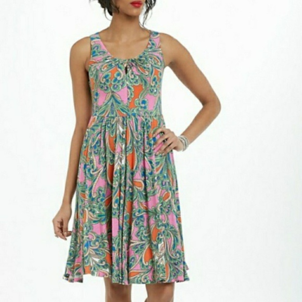 Lilka Seaglass Paisley Printed Dress